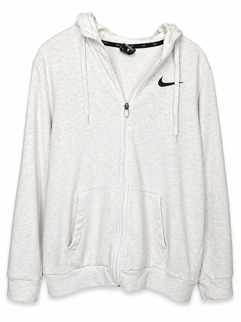 Nike Gray Full Zip Hoodie Medium Athleisure Lightweight Zip Up Jacket